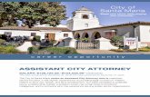 City of Santa Maria - wbcpinc.com · “Shape your career while shaping your community.” City of Santa Maria ASSISTANT CITY ATTORNEY SALARY: $126,725.56–$154,035.96* DOE/DOQ *3%