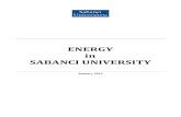 Energy Research in Sabanci University · in both finding novel materials and in understand-ing how current and new materials function. Sabanci University’s researchers under Prof.