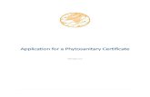 Application for a Phytosanitary Certificate User Guide · Excel File and select the excel spreadsheet from your files. Application for a Phytosanitary Certificate User Guide Page