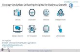 Strategy Analytics: Delivering Insights for Business Growth · Strategy Analytics: Delivering Insights for Business Growth Advanced Semiconductor Applications 1 Eric Higham Director,
