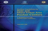Baseline Capabilities for State and Major Urban Area ... capabilities for state and... · partnership with state and major urban area fusion centers is critical to the safety of our