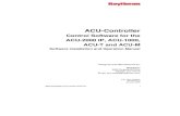 ACU Controller 5-5 - Raytheon Company · 2015. 4. 1. · ACU Controller SOFTWARE MANUAL i ACU-Controller Control Software for the ACU-2000 IP, ACU-1000, ACU-T and ACU-M Software Installation