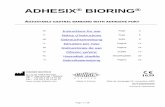 DJUSTABLE GASTRIC BANDING WITH ADHESIVE PORT · Page 2 / 28 Instructions for use en ADHESIX® BIORING® DEVICE Adjustable gastric banding with adhesive port DESCRIPTION The ADHESIX®