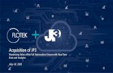 Acquisition of JP3 - Flotek Industries · 2020. 5. 18. · Certain statements set forth in this presentation constitute forward-looking statements (within the meaning of Section 27A