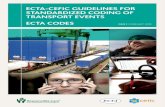 ECTA-CEfiC GuidElinEs for sTAndArdizEd CodinG of TrAnsporT ...€¦ · ECTA-CEFIC GUIDELINES 5 2 oBJECTivEs The main objective of these guidelines is to introduce reporting of events,