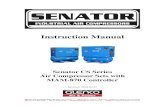 Senator CS Series with MAM-870 Controller - Instruction Manual · 2018. 4. 27. · Senator CS Series . Air Compressor Sets with . MAM-870 Controller . Revision: 2018-04-27 . Introduction