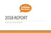 2018 REPORT · Owned Social Media Impressions 56% Increase YoY 2,250 Owned Social Media Engagements 6% Increase YoY • In its fifth year, Exhibitions Day saw significant YoY increases