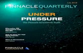 UNDER PRESSURE€¦ · July 2018 Pinnacleadvisory.com Page 1 6345 Woodside Court Suite 100 Columbia, Maryland 21046 410.995.6630 410.505.0960 Fax 5150 North Tamiami Trail