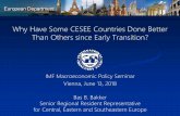 Why Have Some CESEE Countries Done Better Than Others since Early Transition? · 2018. 6. 14. · LVA LTU MKD MDA POL ROU RUS SRB & MNE SVN SVK UKR 0 10 20 30 40 50 60 70 3 3.5 4