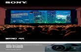 SXRD 4K Ultra High Resolution Projectors SRX-R110CE SRX-R105CE€¦ · can be projected simultaneously. In single mode, a smooth, ultra high resolution 4096 x 2160-pixel image is