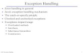 Exception Handling - ME CSE NOTESmecsenotes.weebly.com/uploads/4/7/6/5/47654023/exception_handli… · OOP: Exception Handling 12 Checked/Unchecked Exceptions •An exception is either