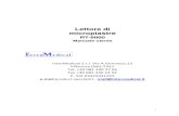 Lettore di micropiastre - Intermedical · 1 Lettore di micropiastre RT-6000 Manuale utente InterMedical S.r.l. Via A.Genovesi,13 Villaricca (NA) ITALY Tel. +39 081 330 27 05 Fax +39