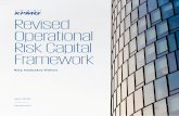 Revised Operational Risk Capital Framework...BCBS proposals and its links to other components of the operational risk framework. It may also show how, overall, the framework is risk-sensitive
