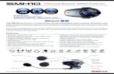 SMH10 Motorcycle Bluetooth Headset & Intercom · The SMH10 is a Bluetooth v3.0 Stereo Headset with long-range Bluetooth Intercom designed specifically for motor cycles. With the SMH10,