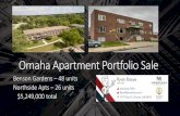Omaha Apartment Portfolio Sale...NorthsideApartments, Omaha, NE Value Add options; * Laundry in building (3 washers, 3 dryers –location in place in basement) 3 laundry sets at $100