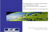 Economic Instruments to Reduce the Environmental Impact of … · 2011. 12. 1. · Economic instruments can play a crucial role in achieving economic, social and ecological goals