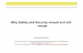 Why Safety and Security should and will mergedud.inf.tu-dresden.de/literatur/Safecomp2004.pdf1 Why Safety and Security should and will merge Andreas Pfitzmann Dresden University of