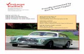 Vintage Rallies - Briggs Cunningham · Schoendorf is organizing a Cunningham Reunion during New England 1OOO, plus a Cunningham group on our one-day Greenwich Grand Tour the following