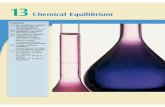 Chemical Equilibrium - reynoldsdci.com · the system has reached chemical equilibrium,the state where the concentrations of all reactants and products remain constant with time. Any