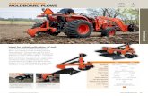 MP10/20 SERIES Moldboard Plows MOLDBOARD PLOWS · The MP10 and MP20 frames feature a 1" x 4" steel trailing arm and cross member, as well as a Cat. 1 3-Point hitch. Ideal for initial