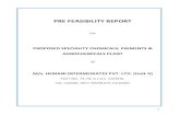 PRE FEASIBILITY REPORT - environmentclearance.nic.inenvironmentclearance.nic.in/writereaddata/Online/TOR/0_0_09_Dec_2… · 0 pre feasibility report for proposed speciality chemicals,
