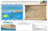 Shomrei Emunah Weekly Bulletin · 6/23/2018  · June 23, 2018 10 of Tammuz 5778 Vol. 8 No. 35 Shomrei Emunah Weekly Bulletin CONGREGATION SHOMREI EMUNAH RABBI BINYAMIN MARWICK, R