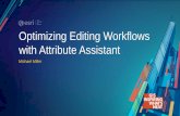 Optimizing Editing Workflows with Attribute Assistant...Attribute Assistant - Attribute operations methods • Angle-Calculates the geographic or arithmetic angle of a line feature.•