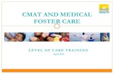 CMAT AND MEDICAL FOSTER CARE · Referrals to CMAT for Medical Foster Care Placement 7 Typically, referrals are made by Department of Children and Families or Lead Agency for foster