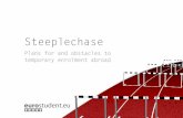 Steeplechase - EUROSTUDENT · The Steeplechase study is a further exploitation of the EUROSTUDENT IV data. The national EUROSTUDENT part-ners survey current students on their social