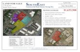 Larry Core lcore@southeastcommercial.com 1.24 Acres …...Larry Core LAND FOR SALE 1.24 Acres South Tryon Street PROPERTY SUMMARY Strong population and home values TOD area at New