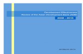 Development Effectiveness Review of the United Nations ... · universe of 90 IED evaluations, published between 2006 and 2010, to analyze their findings on the effectiveness of ADB