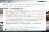 Top 8 things small and midsize businesses need to know about … · 2018. 6. 19. · Top 8 things small and midsize businesses need to know about tax reform While some details of