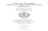 CITY OF NEW YORK OFFICE OF THE COMPTROLLER · 2013. 7. 11. · remit it to the City. Then hotel operators are required to file the appropriate Hotel Room Occupancy Tax Return for