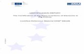CERTIFICATION REPORT The Certification of the Mass ...publications.jrc.ec.europa.eu/repository/bitstream... · 2 Summary This report describes the preparation of a pig kidney matrix