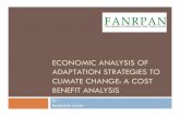 ECONOMIC ANALYSIS OF ADAPTATION STRATEGIES TO …Economic analysis of adaptation Adaptation: adjustment of a common practice to moderate the impacts of climate change. Efficient adaptations