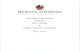 Blinn College · Articulation Agreement / Hardin-Simmons University & Blinn College, 2017 MUHL 1301 Music Appreciation MUTC 1331 Fundamentals of Music MUSI 2099 Special Topics MUHL