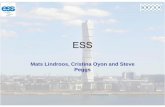 ESS - Princeton Universitymcdonald/mumu/target/ESS/lindroos_0… · • Lund ppp proposed as ESS site with important contributions and supporting infrastructure in Spain • Integration