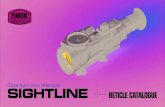 Digital Night Vision Riﬂescopes SIGHTLINE RETICLE CATALOGUE · SIGHTLINE N450 / N455 Digital NV Riﬂescopes R eticl D50i Section A Section B Section C MOA 2.6 2.6 0.4 cm @ 100