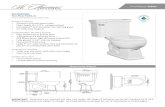 Two-Piece Toilets RICHMOND · 2020. 8. 21. · Two-Piece Toilets RICHMOND Two-Piece Toilet, EL 6123.218 Bowl, 6125.028 Tank Product Features Vitreous china two-piece toilet Chair-height