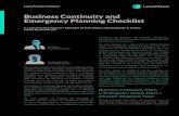Business Continuity and Emergency Planning Checklist Practice Advisor Business...COVID-19, Wage and Hour Obligations for New York Employers during COVID-19, and Leaves of Absence under