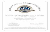 SAMSUNG ELECTRONICS CO. LTD - ftp.buyerslab.comftp.buyerslab.com/22a-2av9/Lab Report - Europe/2010/Highly Recom… · SAMSUNG ELECTRONICS CO. LTD to certify that the Samsung MultiXpress