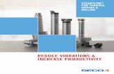 REDUCE VIBRATIONS & INCREASE PRODUCTIVITY...productivity, improves surface inish and boosts both tool and spindle life. Incorporating Steadyline® into your operations will increase