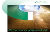 #Renewables4All - Enel Green Power · PDF file 2 With a presence in Europe, America, Asia, Africa and Oceania, Enel Green Power is a global leader in the clean energy sector*, with