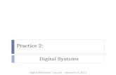 Practice 2: Digital Systems€¦ · 19 Practice 2: Digital Systems October 25, 2011 Bonus Question –From Job Interviews Reminder: Encoder A (one-hot) encoder receives 2n bits and