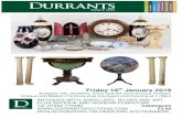 18th January A&FA - Durrants Auctions · top, 10 3/4" high £60-80* 10 A carved oak barometer by Negretti & Zambra, No.15052 £70-100* 11 A Victorian mahogany hanging key box £40-60*