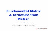 Lecture 9 - Fundamental Matrix & Structure from Motion16423.courses.cs.cmu.edu/slides/Spring_2017/Lecture_9.pdf · Problem 15.9 2 4 y(31u + 32v + 33) (21u + 22v + 23) (11u + 12v +