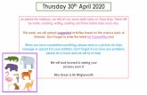 Thursday 30th April 2020...Spelling Practise Food Chains Thursday: Writing Maths Fractions (L 12 &L13): Simplifying Fractions Reading Comprehension Spelling Practise Independent Research.
