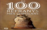 Col·lecció De Cent en Cent – 16 • - cossetania.com · 2013. 7. 23. · • Col·lecció De Cent en Cent – 16 • Els 100 refranys més populars Víctor Pàmies i Jordi Palou
