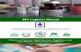 EPI LOGISTICS MANUALlmis.gov.pk/docs/EPILogisticsManual/EPIVaccineLogisticsManualFin… · i . diluent. EXPANDED PROGRAM ON IMMUNIZATION . EPI Logistics Manual . Ministry of National