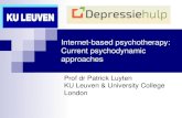 Internet-based psychotherapy: Current psychodynamic approaches · 2020. 3. 22. · developmental cascade approach to child and adolescent depressive disorder based on the research
